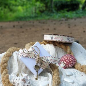 Μπομπονιέρα Γάμο-Βάπτισης Κουτάκι Κλειδί Καρδιάς