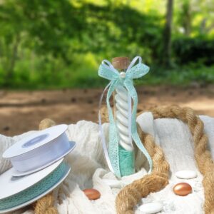 Μπομπονιέρα Γάμου Σωλήνας σε βεραμάν αποχρώσεις