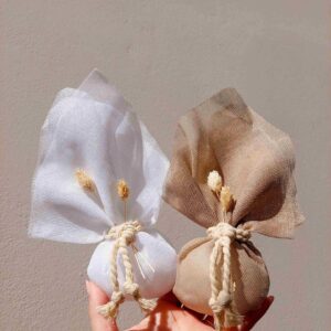 Μπομπονιέρα Γάμου Με Στάχια