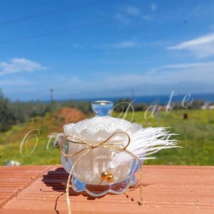 Μπομπονιέρα Γάμου Κρυστάλλινη Φοντανιέρα Ιβουάρ