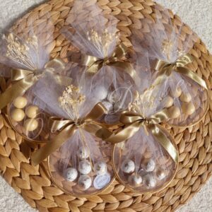 Μπομπονιέρα Στεφάνι με Γιψοφίλη