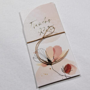 Προσκλητήριο Γάμου σε Τρίπτυχο Floral