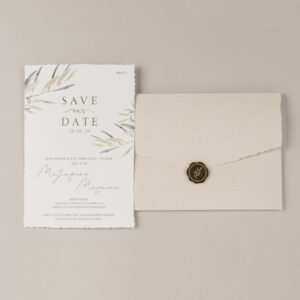 Προσκλητήριο Γάμου Ελιά