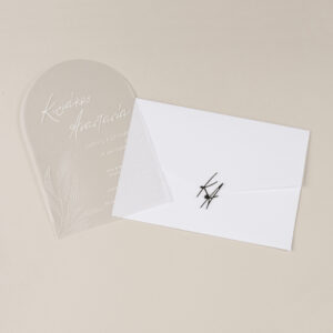 Προσκλητήριο Γάμου Plexiglass