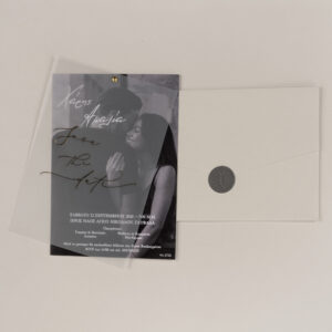 Προσκλητήριο Γάμου Φωτογραφία με Ρυζόχαρτο