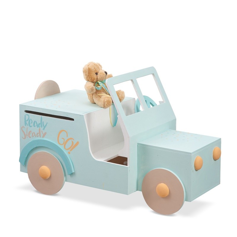 Σετ Βάπτισης Αυτοκινητάκι με Αρκουδάκι