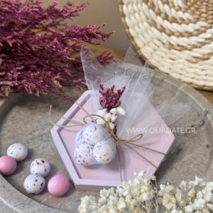 Μπομπονιέρα Σουβέρ Εξάγωνο Λιλά