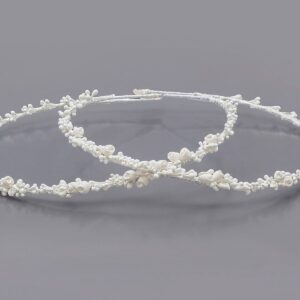 Στέφανα Γάμου Πορσελάνινα σε Λευκή Απόχρωση